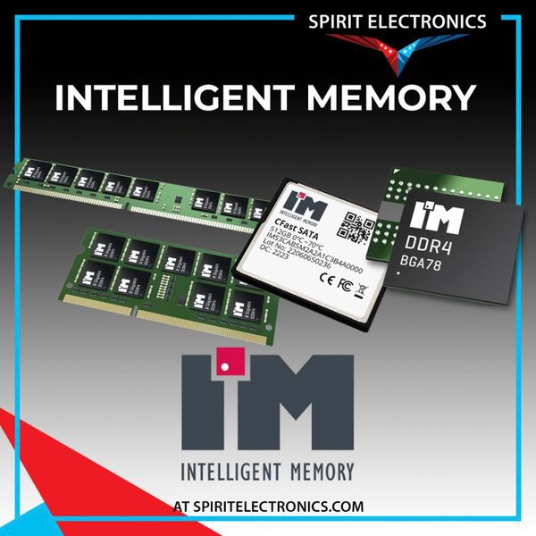 Spirit Electronics Expands its Distribution Portfolio with Intelligent Memory