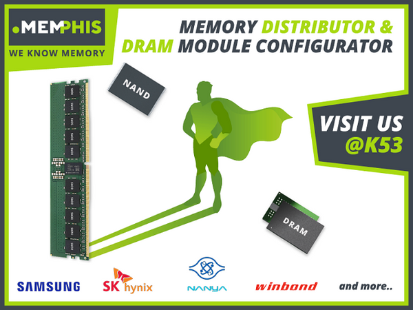 EDS 2023: Specialist Memory Distributor MEMPHIS Electronic Braces Industrial and Embedded Manufacturers for the Next Shortage